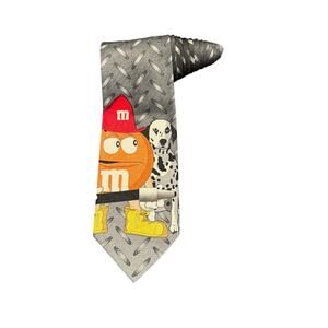 Vintage Ralph Marlin & Co. M & M’s Characters Firefighter Big Dalmatian Necktie